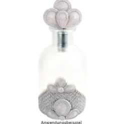 Deko-Vase, Glas, Ø 9cm, 16cm hoch, transparent, klar