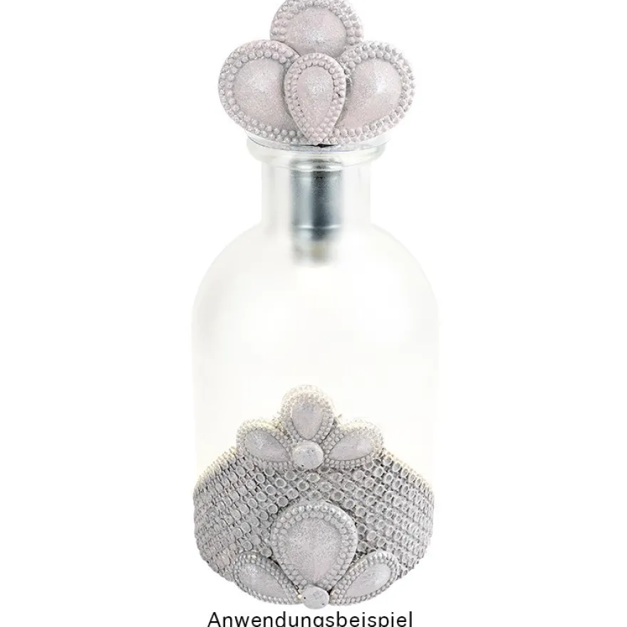 Deko-Vase, Glas, Ø 9cm, 16cm hoch, transparent, klar