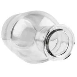 Deko-Vase, Glas, Ø 9cm, 16cm hoch, transparent, klar