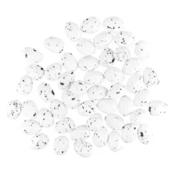 Deko-Wachteleier, Höhe 2,5cm, Ø 1,8cm, 50 Stück