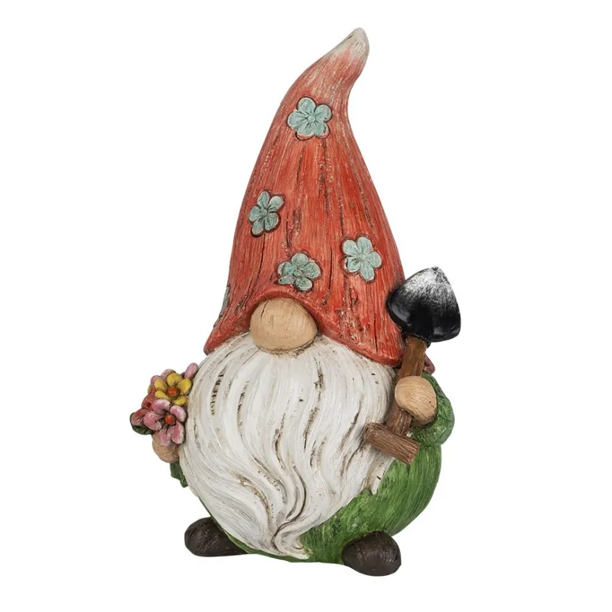 Deko-Wichtel mit Schaufel, 21cm hoch, 13cm breit