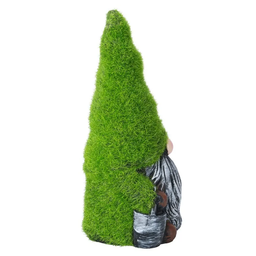 Deko-Wichtel mit Schaufel und Eimer, 18,5cm hoch, 9cm x 8,3cm, zum Aufstellen