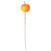 Deko-Zweige, Äpfel, 11cm lang, am Draht, 12 Stück