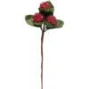 Deko-Zweige, Rote Beeren 2, 14cm lang, 4 Stück