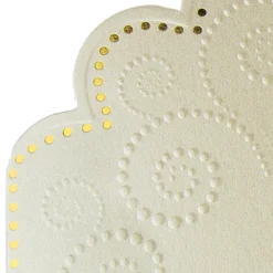 Deluxe-Grußkarten "Ornament", 16x16cm, 10 Stück, inkl. Umschläge