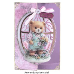 Deluxe-Grußkarten, Osterei, 11,5cm x 16,5cm, 5 Designs, inkl. Einleger und Umschläge, 30-teilig