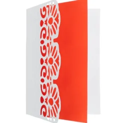 Deluxe-Grußkarten "Spitzenbordüre", B6, 10 Stück, inkl. Einleger & Umschläge