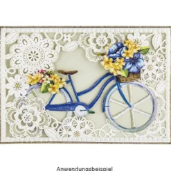 Deluxe-Laser-Grußkarten, Design 2, 11,5cm x 16,5cm, inkl. Einleger und Umschlag, 5 Stück