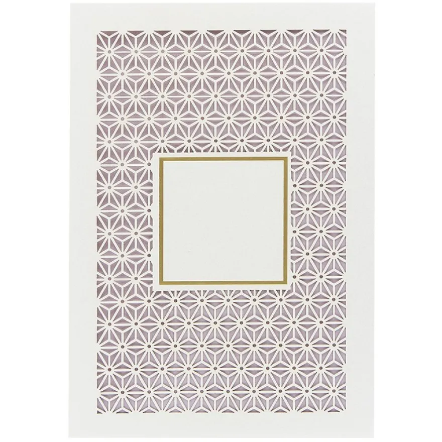 Deluxe-Laser-Grußkarten, Design 4, 11,5cm x 16,5cm, inkl. Einleger und Umschlag, 5 Stück