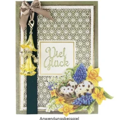 Deluxe-Laser-Grußkarten, Design 4, 11,5cm x 16,5cm, inkl. Einleger und Umschlag, 5 Stück