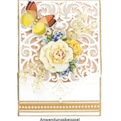 Deluxe-Laser-Grußkarten, Design 5, 11,5cm x 16,5cm, inkl. Einleger und Umschlag, 5 Stück
