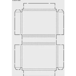 Design-Schablone "Buch-Box", DIN A3