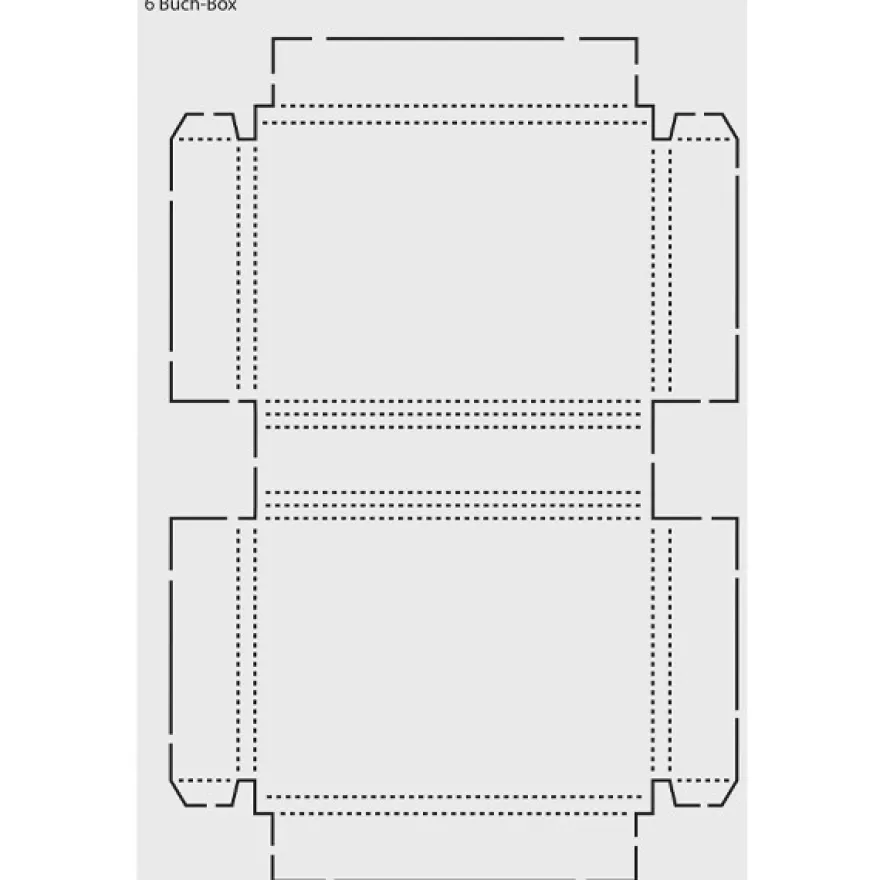 Design-Schablone "Buch-Box", DIN A3