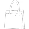 Design-Schablone "Edle Handtasche", DIN A3