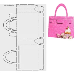 Design-Schablone "Edle Handtasche", DIN A3