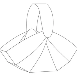 Design-Schablone "Korb", DIN A3