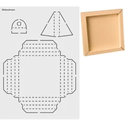 Design-Schablone Nr. 5 "Bilderrahmen", DIN A4
