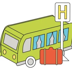 Design-Schablone Nr. 5 "Bus", DIN A4