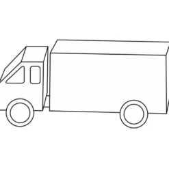 Design-Schablone Nr. 6 "Truck", DIN A4