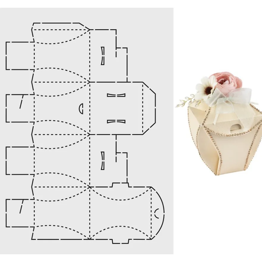 Design-Schablone "Pralinen-Box 2", DIN A3