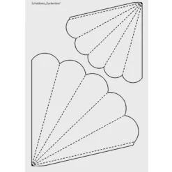 Design-Schablone, Zuckertüte/Schultüte, DIN A3