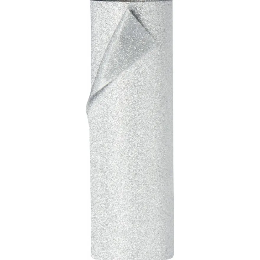 Diamant-Dekoband, 12 x 250 cm, silber