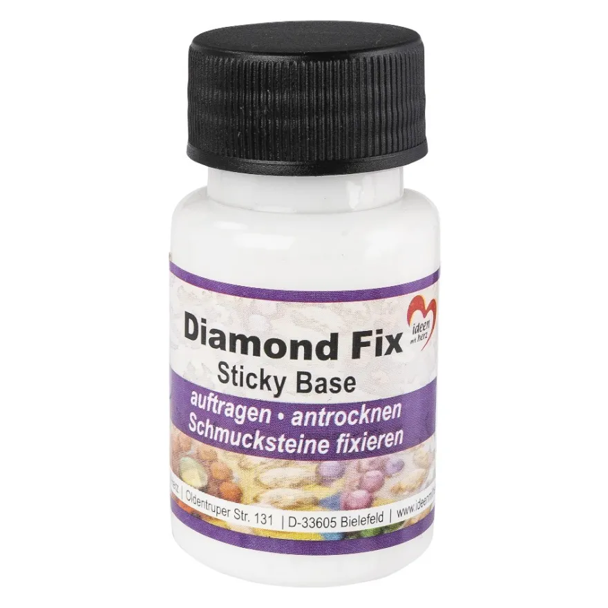 Diamond Fix, Sticky Base, auftragen, antrocknen, fixieren, 50ml