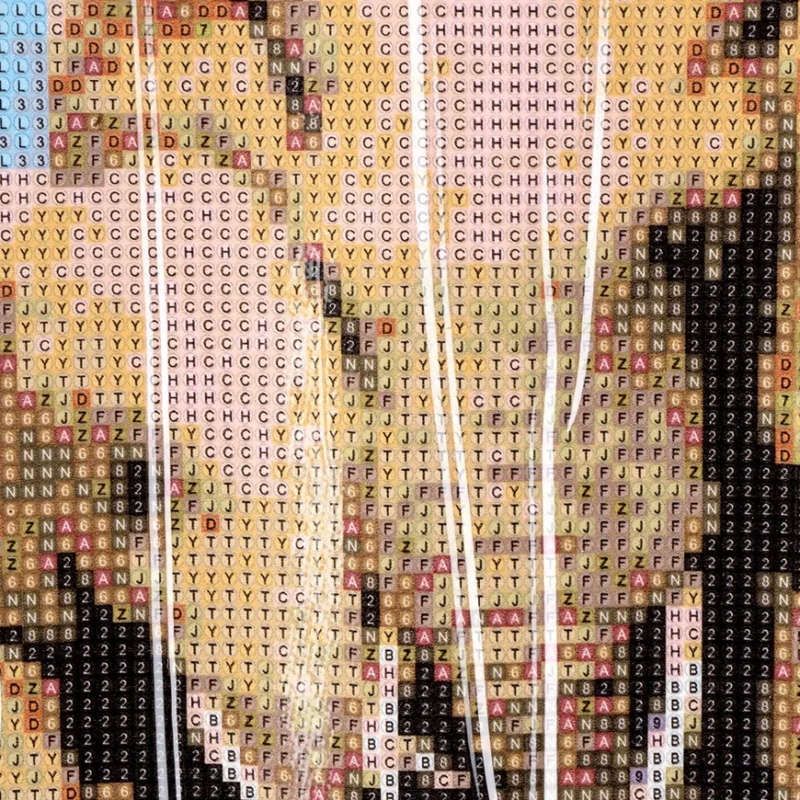 Diamond-Painting-Bild, Elefanten, 35cm x 25cm, inkl. Werkzeug