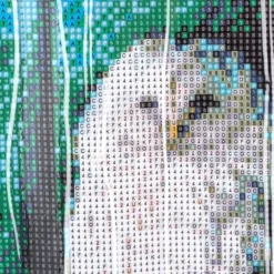 Diamond-Painting-Bild, Eulen 2, 35cm x 25cm, inkl. Werkzeug