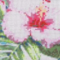 Diamond-Painting-Bild, Hibiskus, 25cm x 35cm, inkl. Werkzeug