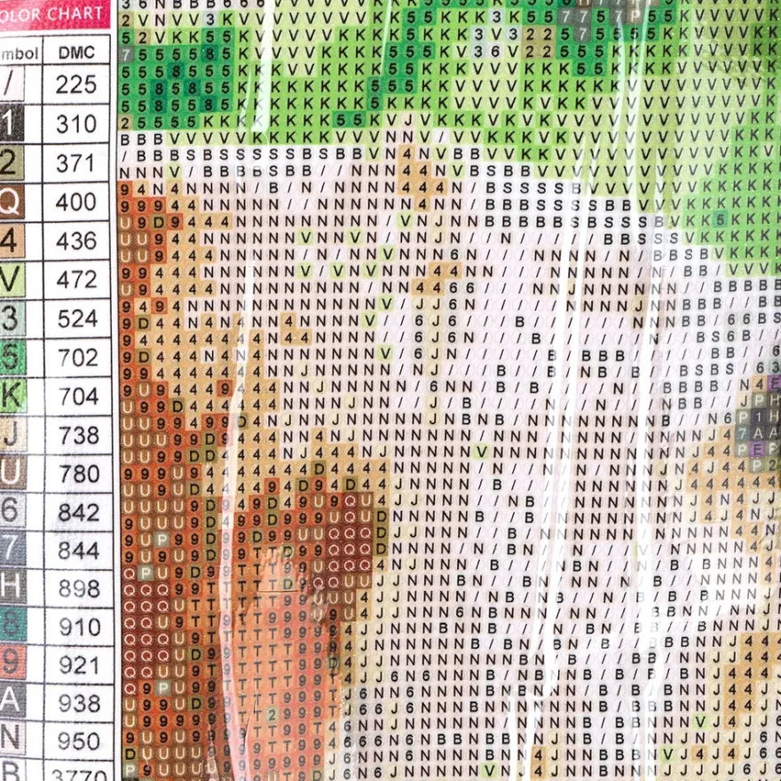 Diamond-Painting-Bild, Hundefamilie, 35cm x 25cm, inkl. Werkzeug