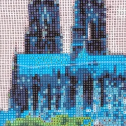 Diamond-Painting-Bild, Kölner Dom, 25cm x 35cm, inkl. Werkzeug