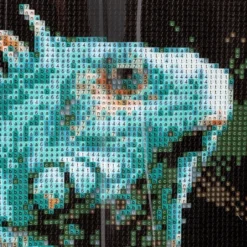 Diamond-Painting-Bild, Leguan, 35cm x 25cm, inkl. Werkzeug