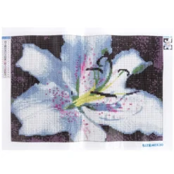 Diamond-Painting-Bild, Lilie, 35cm x 25cm, inkl. Werkzeug