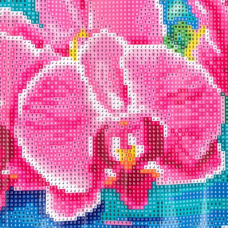 Diamond-Painting-Bild, Orchideen, 35cm x 25cm, inkl. Werkzeug