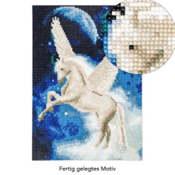 Diamond-Painting-Bild, Pegasus, 25cm x 35cm, inkl. Werkzeug
