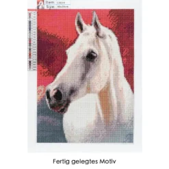 Diamond-Painting-Bild, Pferd 2, 25cm x 35cm, inkl. Werkzeug