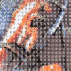 Diamond-Painting-Bild, Pferd 3, 25cm x 35cm, inkl. Werkzeug