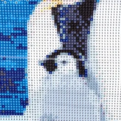 Diamond-Painting-Bild, Pinguine, 25cm x 35cm, inkl. Werkzeug