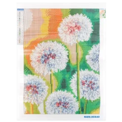 Diamond-Painting-Bild, Pusteblumen, 25cm x 35cm, inkl. Werkzeug