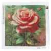Diamond-Painting-Bild, Rose in Apricot, 30cm x 30cm, inkl. Werkzeug