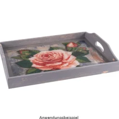 Diamond-Painting-Bild, Rose mit Knospen 2, 35cm x 25cm, inkl. Werkzeug
