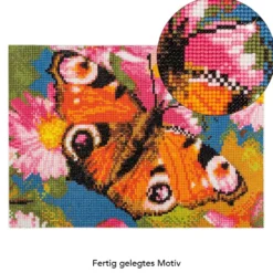 Diamond-Painting-Bild, Schmetterling 3, 25cm x 35cm, inkl. Werkzeug