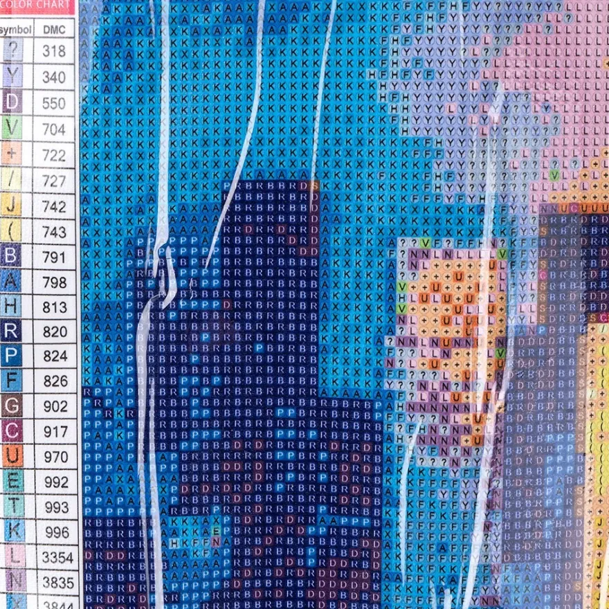 Diamond-Painting-Bild, Skyline, 35cm x 25cm, inkl. Werkzeug