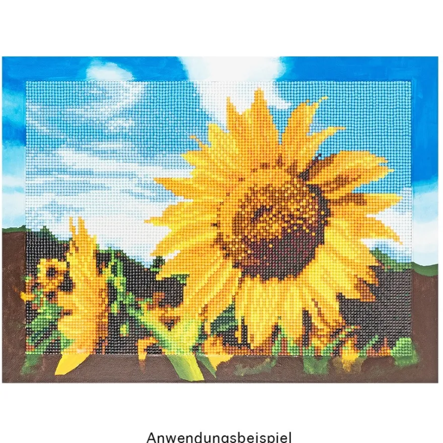 Diamond-Painting-Bild, Sonnenblume, 35cm x 25cm, inkl. Werkzeug