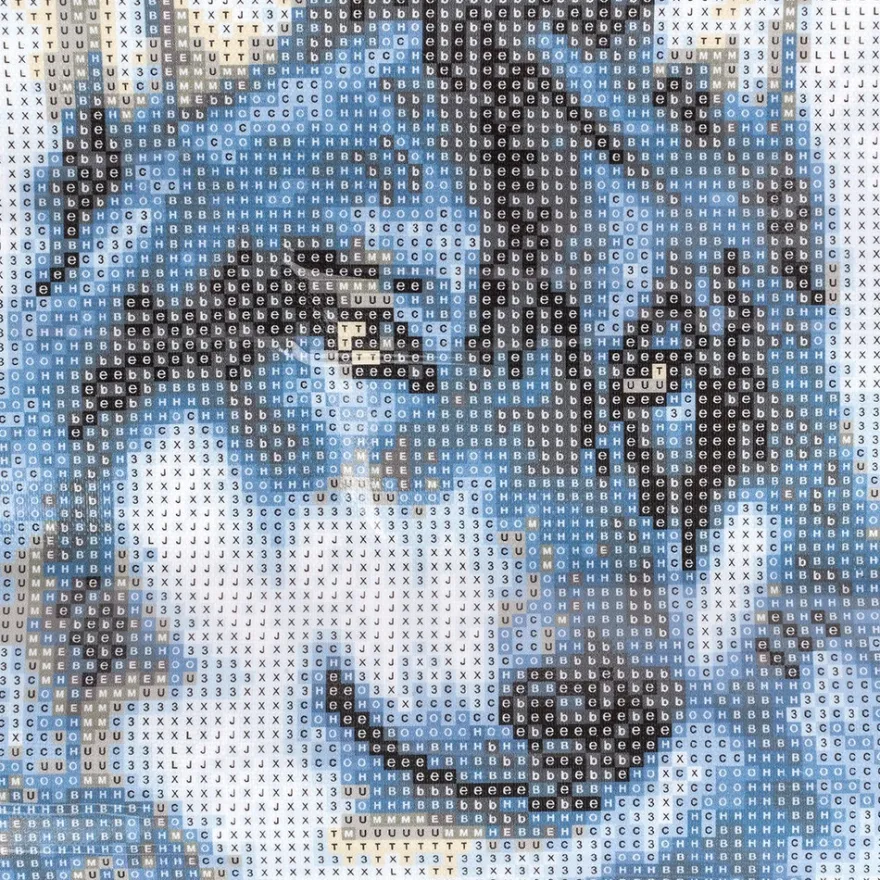 Diamond-Painting-Bild, Wolf, 25cm x 35cm, inkl. Werkzeug