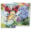 Diamond-Painting-Faltkarte zum Aufstellen, Lucky Lo, 370g/m², inkl. Umschlag & Werkzeug