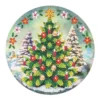 Diamond-Painting-Fensterbild, Weihnachtsbaum, Ø18,3cm, inkl. Zubehör