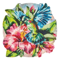 Diamond-Painting-Fensterbild, Kolibri, 19,7cm, doppelseitig