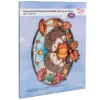 Diamond-Painting-Fensterbild, Glaskunst-Optik XL, Igel, 35,1cm x 25,2cm, 500µ